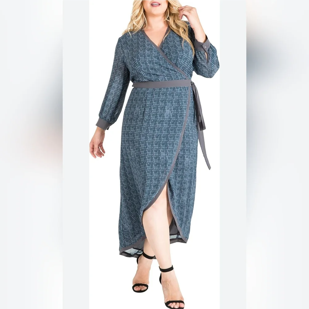 Standards & Practices wrap dress size 3X NEW - Picture 6 of 6